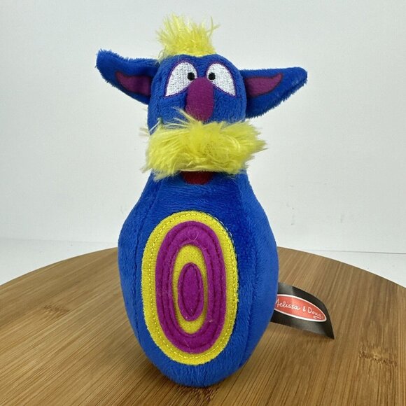 Melissa & Doug Other - Melissa & Doug Mohawk Monster Bowling Pin 7" Toddler Plush Blue‎ Plush Stuffed